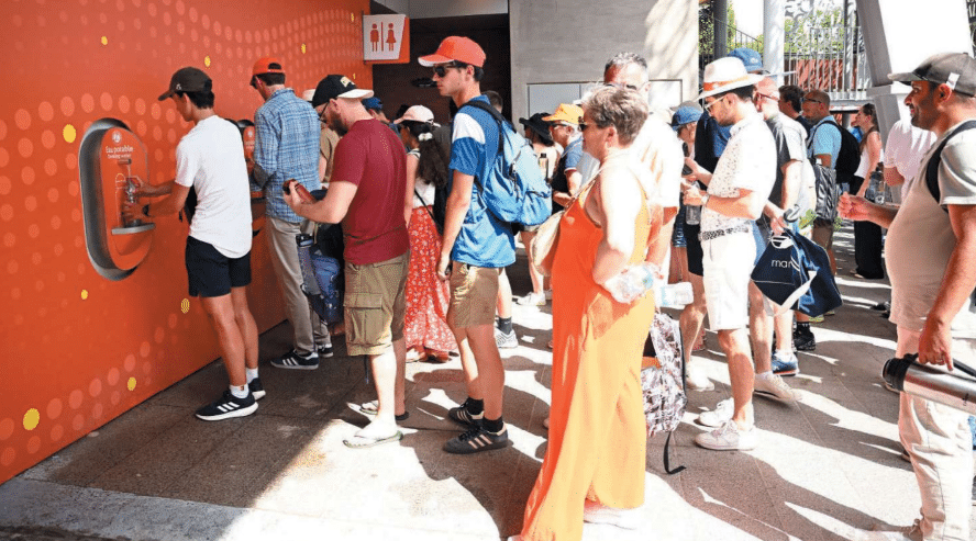 photo des spectateurs de Roland Garros